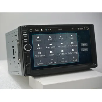 2din Android Avto Radio Samodejno Bluetooth Double Din Multimedia Univerzalna GPS, WIFI FM AM 1024*600 Dab Za Nissan Toyota Volkswage SW