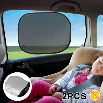 2pcs Avto Strani Spredaj Nazaj Okno Sončniki Oči Vizir za Zaščito Ščit Otroci Baby Cover Anti-UV Auto Očesa Nedelja Odtenki