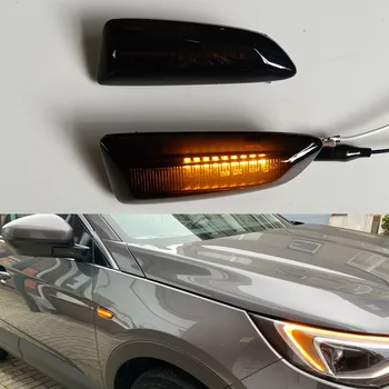 2PCS Dynamic LED Strani Marker Osvetlitev 12V Teče Vključite Opozorilne Luči Strani Repetitorja Lučka Plošča luči za Opel za Vauxhall Astra J K