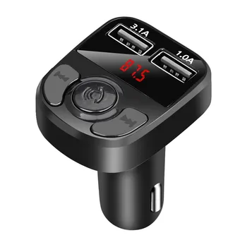 3.1 dvojno USB avto polnilec vžigalnik Bluetooth, MP3, FM modulator hands-free (prostoročni Bluetooth sprejemnik