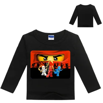 3-12Years 2019 Fantje T Shirt Legoes majica s kratkimi rokavi Dojencek Ninjago Fant Tshirt L Rokavi Otroci Poletnih Oblačil Malčka Fant Majice