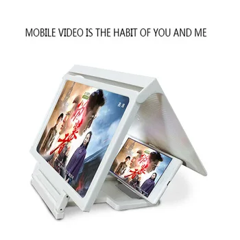 3D Video HD-Lupa Mobilne Zaslona Ojačevalec za Nego Oči Večfunkcijsko Držalo Projektor Za Mobilni Telefon Pribor