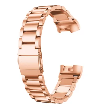 4 Barve Nerjavečega Jekla Watchbands Za FitBit Polnjenje 3 Nadomestni Trak Moda Tri Kroglice Visoko Kakovost Watch Manžeta