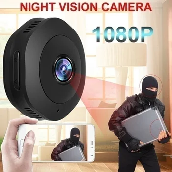 4K 1080P WiFi/DV Mini Kamero APP Remote Monitor Home Security 1080P IP Kamere IR Noč Zaznavanje Gibanja, Magnetni Brezžične Kamere