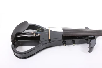 5 string elektro-akustično kitaro, violino gred elektronski violino črno - 3