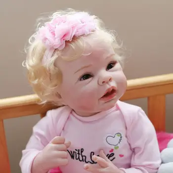 55 cm Realistična Lutka Malčka Dojenčki Veren Princesa Dekle, Predvajaj Igrače Darilo za Rojstni dan 54DA