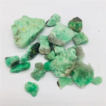 6 g Naravnih smaragdno mineralnih gole kamnite medfazno mineralnih kristalov kamna