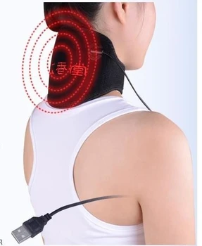 A vratu naramnicami električnega ogrevanja electrothermal USB moxibustion bolečine terapijo vratnega vretenca vratu massager