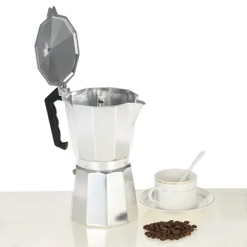 Aluminij Kavo Pot, ki 3Cup/6Cup/9Cup/12Cup aparat za Kavo Espresso Percolator Stovetop Kavo Pot, Električni Štedilnik