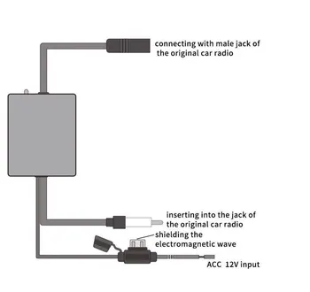 Ant-208 radio ojačevalnik, univerzalni avto radio, avto FM antena, signal booster