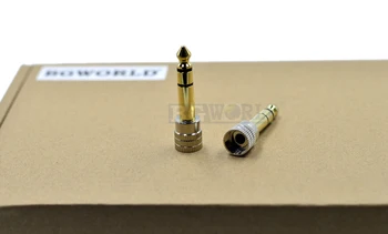 BGWORLD 2 KOS adapter za Slušalke kovinski plug jack vtič priključek za ATH-M50 M30 M35 Slušalke slušalke del
