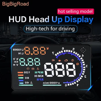 BigBigRoad Za Volvo XC60 XC70 XC90 S40 S60 S70 S80 S90 V40 V50 V60 V70 V90 C30 C70 Avto vetrobranskega stekla Projektor HUD Head Up Display