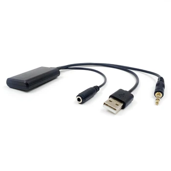 Biurlink Avto Univerzalno 3.5 mm AUX USB Avdio Predvajalnik Bluetooth Kabel Mikrofona za Volkswagen, Peugeot, BMW Toyota Hyundai