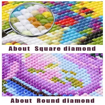 Celoten kvadratni / krog diamond slikarstvo petelin navzkrižno šiv diamond mozaik piščanec 3d platnu, vezenje diamantno art živali