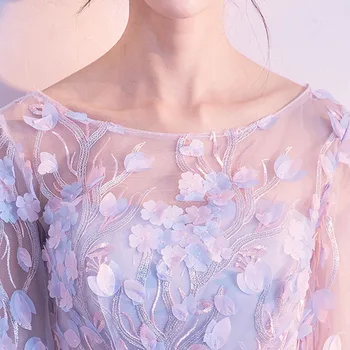 DongCMY 2020 Kratek Cvet Prom Obleke Seksi Plus Velikost Moda Haljo De Soiree večerne Obleke