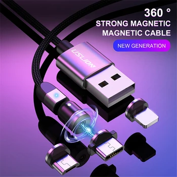 Dvojno 360 stopinjsko Magnetni Kabla Komplet z Trikotni Znak 5A Hitro Polnjenje Podatkovnega Kabla ND998