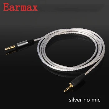Earmax Nadgradnjo Za Urbanite Slušalke Kabel Zamenjava Za Sennheiser) 3.5 mm Do 2,5 mm HI-fi Audio Silver Plated Aux Žice