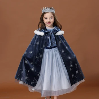 Elsa Obleka Princess Dekleta Obleke Snow Queen Novo Modno Pustni Rojstni Dan Otroci Oblačila Kristoff Cosplay Kostume Otroci