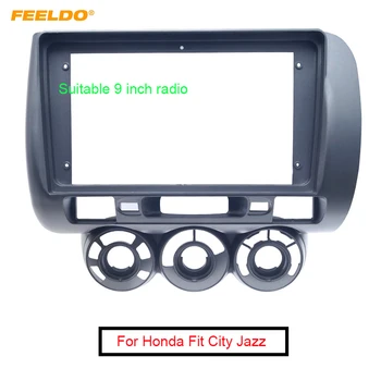 FEELDO Avtomobilski Stereo Audio (Stereo zvok Fascijo Okvir Adapter Za Honda Fit Mesto Jazz 2006 (RHD) 9