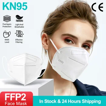 FFP2 masko KN95 obrazne maske filtracija maske masko za prah usta masko za zaščito Proti gripi za Večkratno uporabo mascarillas masko tapabocas