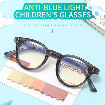 Iboode Otroci Očala Okvirji Anti-modra svetloba Očala Goggle Navaden Očala Otrok Oči Okvir Očal Moda otroke Očala
