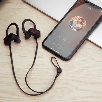 IONCT 5.0 Bluetooth slušalke IPX7 vodotesne slušalke brezžične slušalke športne bas čepkov z mikrofonom za iPhone xiaomi Huawei