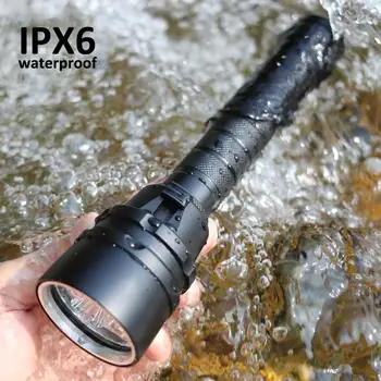 IPX6 Nepremočljiva Strokovno Močan Super svetla led Potapljaška Svetilka Potapljač Svetlobe LED Podvodna Svetilka Svetilka Lanterna