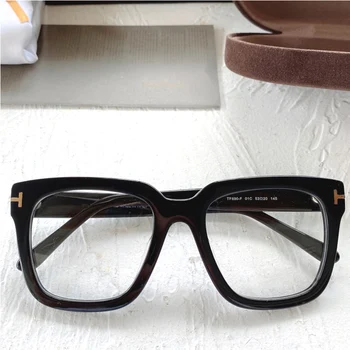 IVSTA TF690 z Logotipom Top Kakovosti Prevelike Očala Moških Velik Kvadrat Acetat Luksuzne blagovne Znamke Oblikovalec z Box Recept Očala