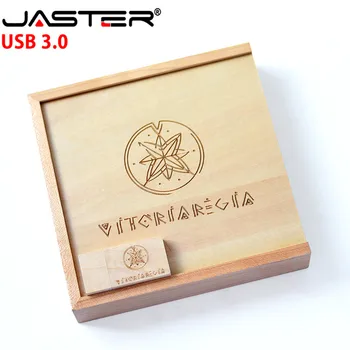 JASTER USB 3.0, (prosto po meri logo ) lesena kitara+box usb flash disk pendrive 4gb 8gb 16gb 32gb Fotografija darilo po meri