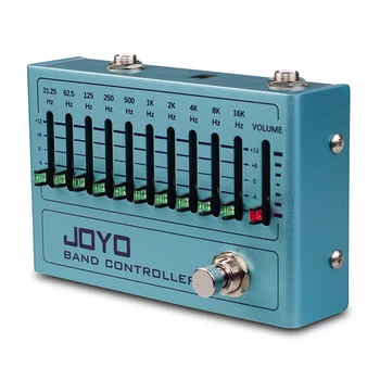 JOYO R-12 Band Krmilnik Izenačevalnik 10 Band EQ Pedal Za Električno Kitaro, Bas Kitaro Učinek Pedal 31.25 Hz to16kHz True Bypass