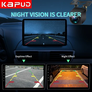 Kapud avto pogled od zadaj kamero, 4 LED nočno vizijo samodejno obračanje zaslona nepremočljiva 170 univerzalno širokokotni HD barvno sliko
