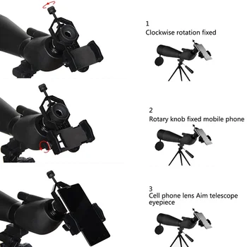 Kateri je daljnogled Oko Madeži Obsegov Teleskop Adapter za nosilec za Mobilni Telefon mobilni telefon Univerzalne Kamere Ac Lov