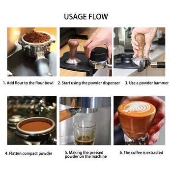 Kava Zlorabiti Mat Imetnik Espresso Kavo Podporne Baze Non-Slip Kotu Pad Barista Kava Čaj Bar Orodje ,Tekel Barve