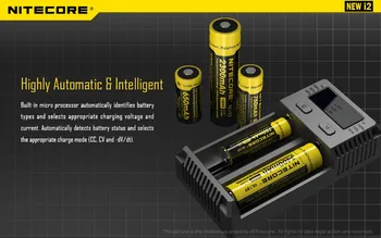 Keeppower 2pcs 16340 700mAh P1634C zaščitene li-ionska baterija za polnjenje z Nitecore Novo I2 Digi charger LCD Inteligentna SET