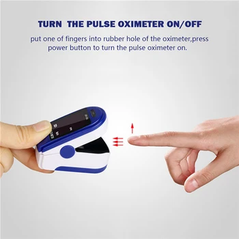 Konico prsta Impulz SPO2 PR Digitalni Krvi Kisik Nasičenost Oximeter Medicinske Prenosni Testiranje Oximeter
