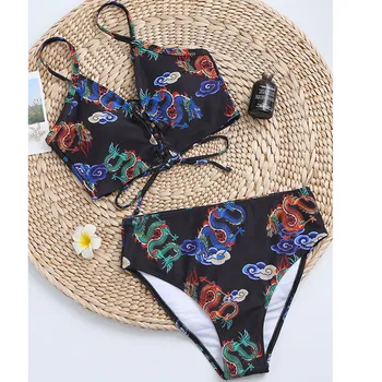 Kopalke Ženske Bandeau Povoj Bikini Komplet Push-up Brazilski Kopalke Plažo Kopalke Summer Beach Wear Ženske