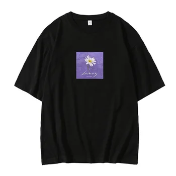 Kpop PENTAGON album WETH 2 stilov tiskanje o neck majica s kratkimi rokavi za poletje unisex padla z ramen rokav t-shirt 4 barve