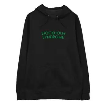 Kpop straykids Seungmin isto preproste črke, tiskarske puloverju s kapuco unisex modna runo/tanko svoboden majica