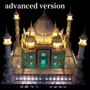 LED Luči Komplet Združljiv Za 10189 10256 Taj Mahal Stavbe, Bloki, Opeke, Igrače, Darila Igrače za Razsvetljavo Pribor Za Otroke