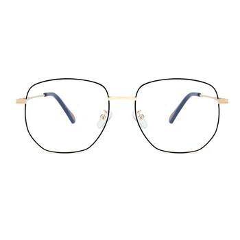 Lepe Modre Svetlobe Očala Clear Leče Očala Zlata Črni Kvadrat Očala Okvir Ženske Moški Računalniške Očala, Lahko Spremenite Objektiv