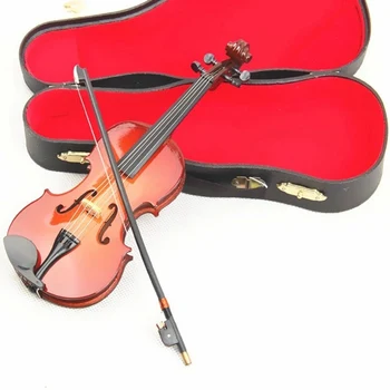 Lesene Violino Figurice Majhne, Edinstvene Mizo Za Dnevno Sobo Dekoracijo Obrti Violino Dekoracijo