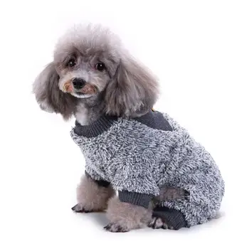 Ljubek pes Runo Pižamo Traku Polka Pike Pet-Bisage, Plašči za Mehko Pižamo Zimska Oblačila S-XL Majhne, Srednje Velikih Chihuahua#