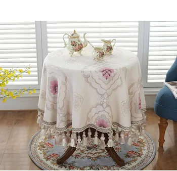 Luksuzni Evropske prt z Vezenje Poročni dekoracijo, kuhinjo, jedilno mizo kritje banket kava je mogoče oprati prt