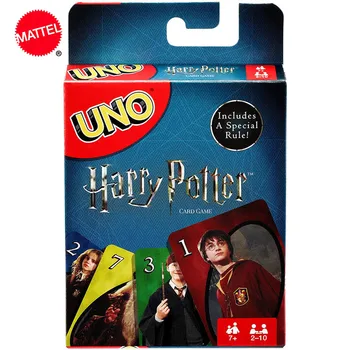 Mattel Igre UNO Harry Potter Družino Smešno Zabave Igre Zabavno Igralne Karte Darilo Polje Uno Kartica Igre