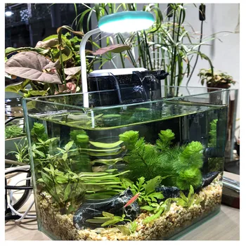 Mini LED luči aquarium fish tank vode, rastlina raste 6500k 3w USB charge 360 stopinj nastavljiv PC računalnik, polnjenje moči