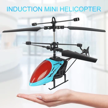 Mini RC Infraed Indukcijske Helikopterji Otrok Zrakoplova Mini Igrača Helikopter z USB Kabel za Polnjenje, Helikopterji za Otroke