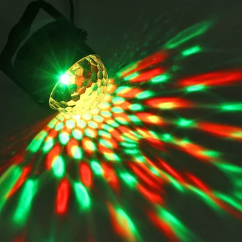 Multi-funkcijski Daljinski upravljalnik LED RGB Čarobno Žogo Luči Trajne Praktično DJ Disco Stranka Dekor Fazi Učinek Lučka