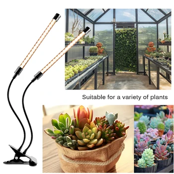 Nadgrajena Različica luči LED Grow Light za Sobne Rastline s Polno Spektra & Rdeča Modra Spektra 4/8/12H Časovnik 5 Zatemniti Ravni