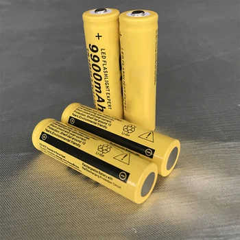 Novo 18650 baterije 4 kosov 3,7 V 1500mAh polnilna litij-batterywith chargerfor svetilka litij + 1 polnilnik