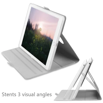 Novo Ohišje za iPad Pro 10.5 palčni, ZVRUA 360 Rotacijski stentov več visual kotov Tablet Smart Cover Za A1701 A1709